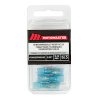 MotoMaster Heat Shrinkable Bullet Receptacle, 3-pk Front_Flat