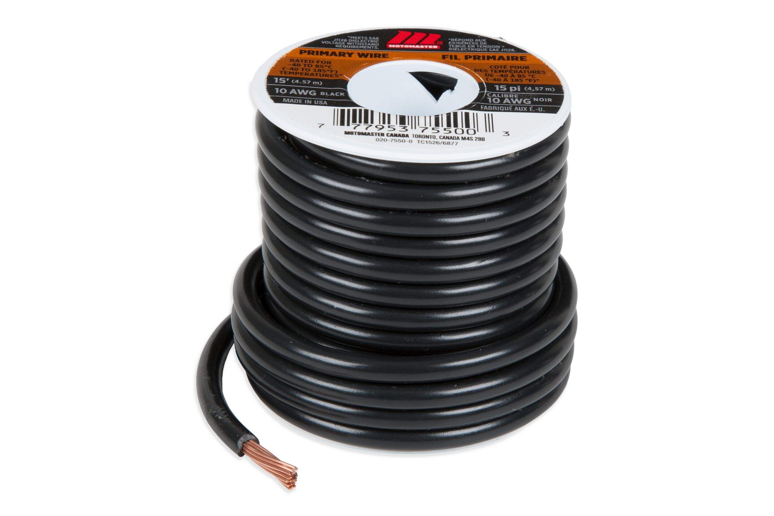 10 AWG BLACK 15'