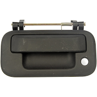 Dorman Tailgate Handle Black, 79606 Front_Flat