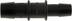 Dorman HELP! Heater Hose Connector, 1/2 x 5/8-in Side_Left