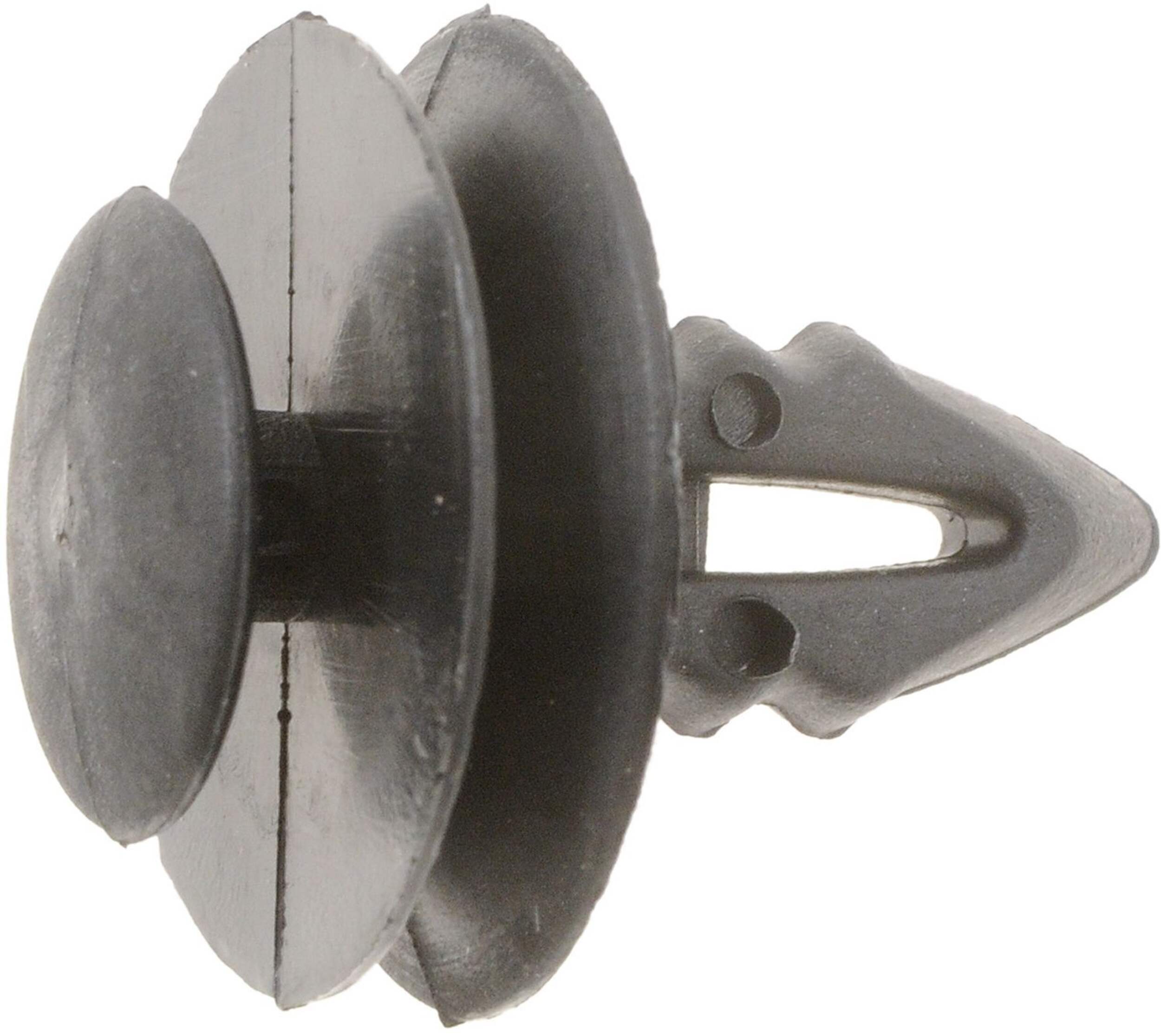 Dorman HELP! Interior Panel Trim Retainer Clip, GM/Chrysler, Black, 2-pk Front_Angled_Left