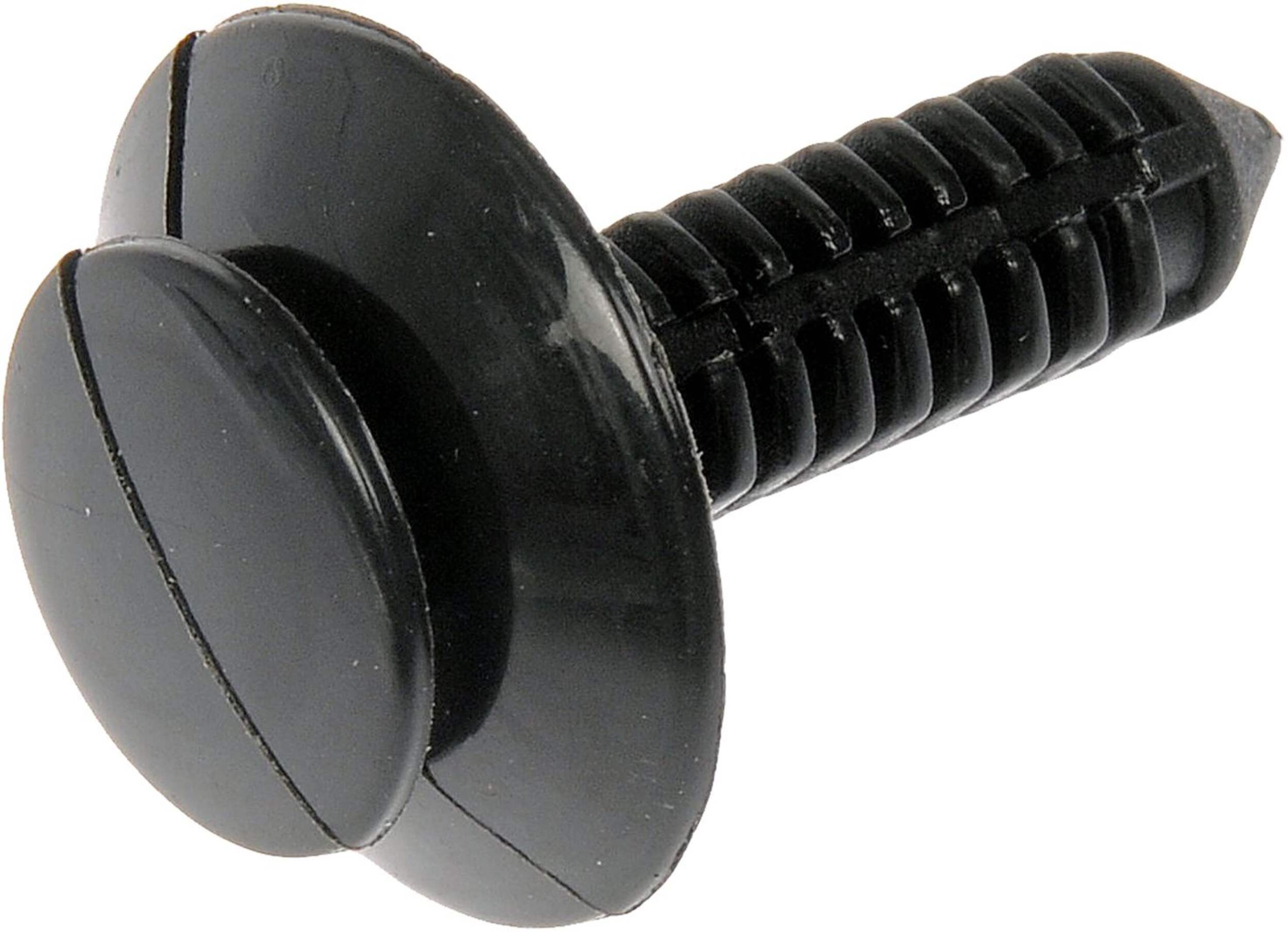 Dorman HELP! Interior Door Panel Retainer Clip, GM/Chrysler, Black, 2-pk Front_Angled_Left