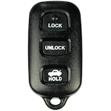 Dorman Keyless Remote Replacement Shell, Toyota Front_Flat
