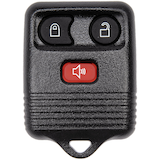 Dorman Ford 3-Button Keyfob Replacement Shell Front_Flat