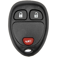 Dorman 3-Button Keyfob Replacement Shell for GM Models 2005 to 2012 Overhead_Flat