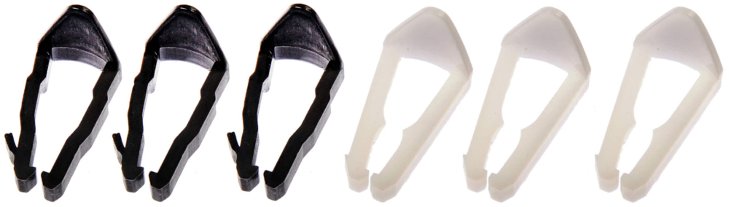 Dorman Fuel Line Clips for Ford, 5/16-in and 3/8-in Front_Angled_Left