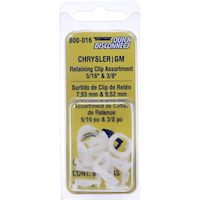 Agrafes canalisations carburant Dorman, GM, 5/16 et 3/8 po