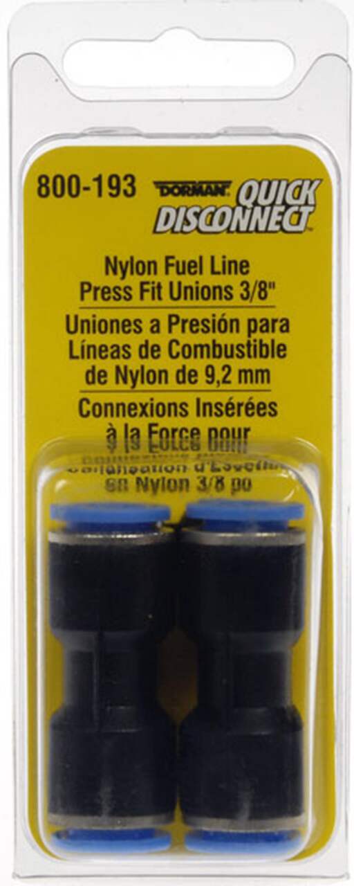 Dorman Nylon Fuel Line Unions, 5/16-in
