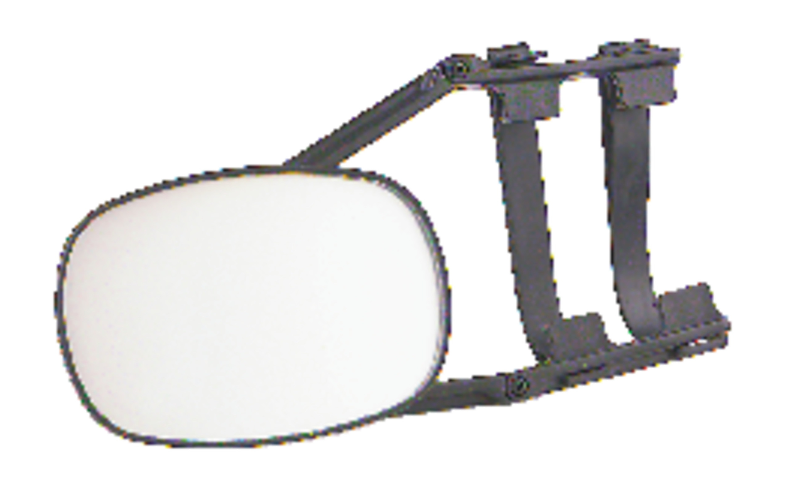 K-Source Clip-On Towing Mirror, Adjustable Fit for Most Vehicles Front_Flat