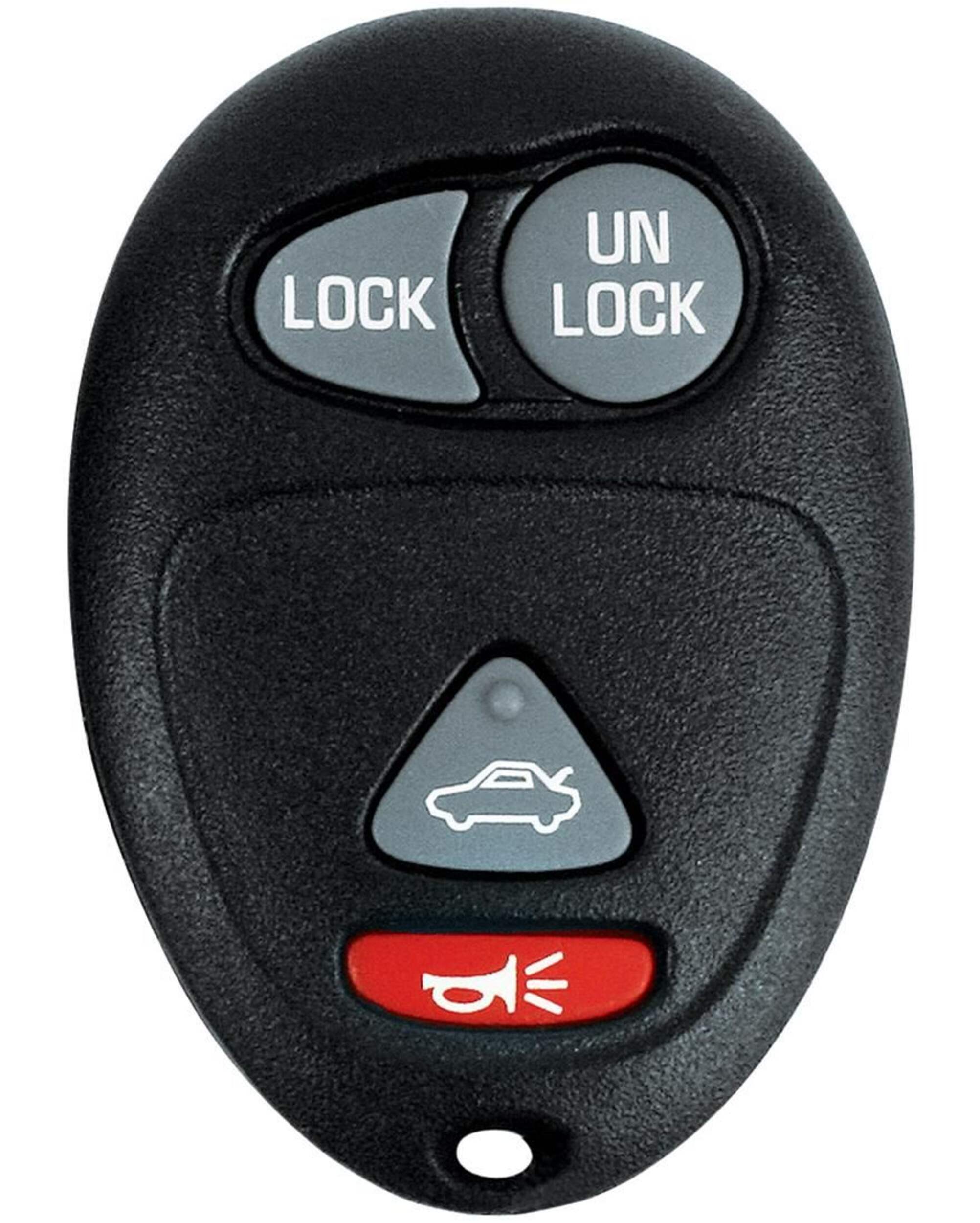 GM Key Fob, 2001-2005 Models Front_Flat