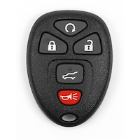 Démarreur à distance programmable à 5 boutons Hy-Ko, GM Front_Flat