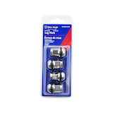 White Knight 419074FR Radius Lug Nuts, Chrome, 4-pk Front_Flat