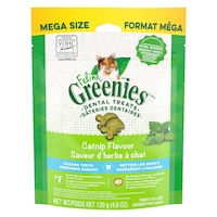 FELINE GREENIES Catnip Flavour Cat Dental Treats, 4.6-oz