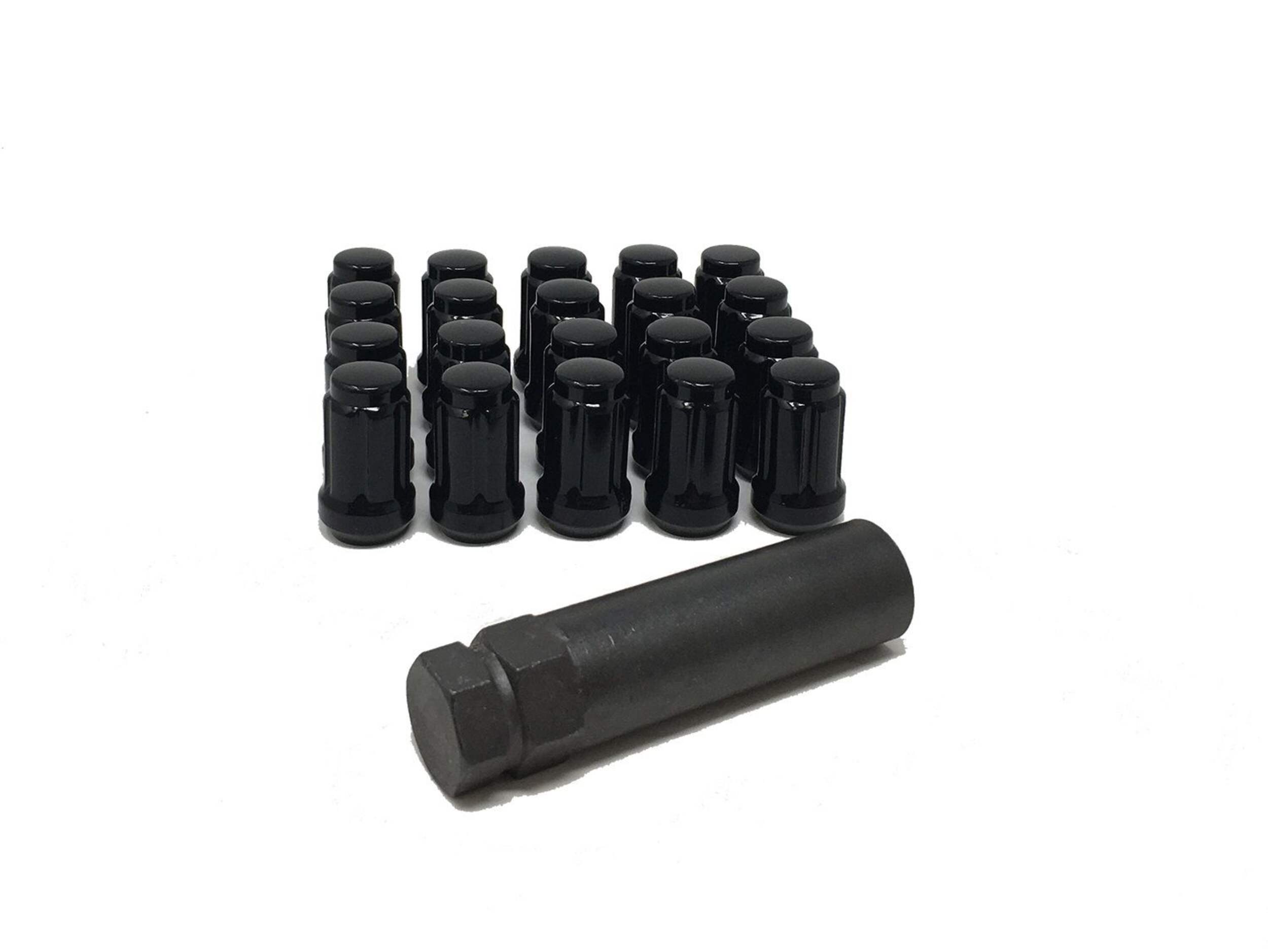 White Knight Lug Nuts and Key Install Kit, CT3809DBK20, 20-pk Composite_or_Mixed