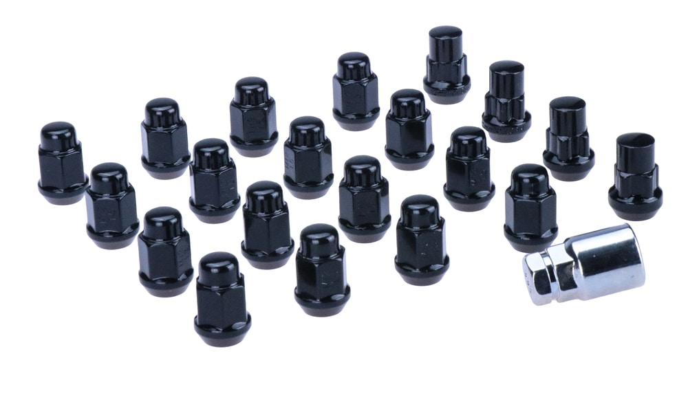 White Knight 12mmx1.5 Black Lug and Lock Kit Canadian Tire