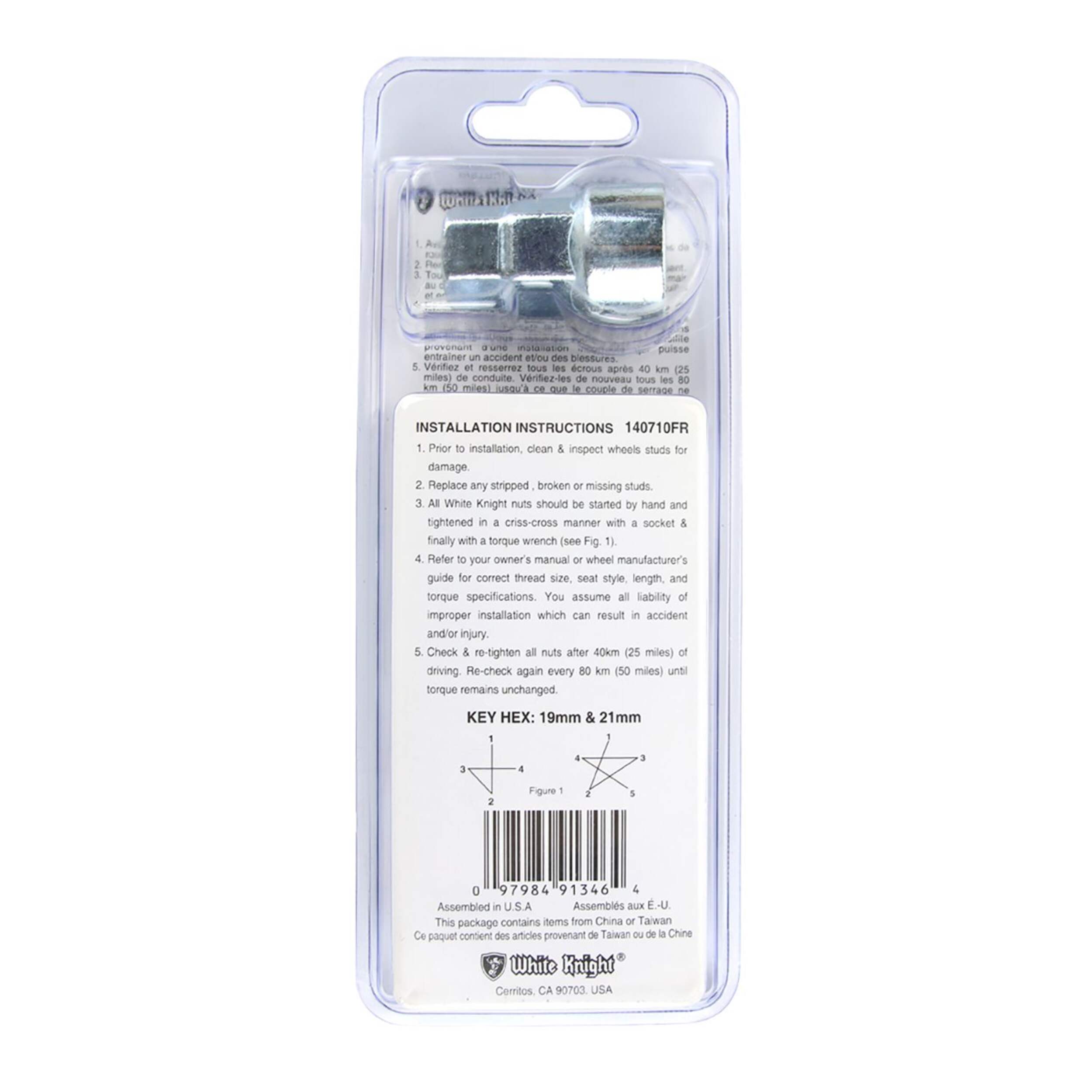 White Knight Acorn Wheel Lock Lug Nuts Canadian Tire