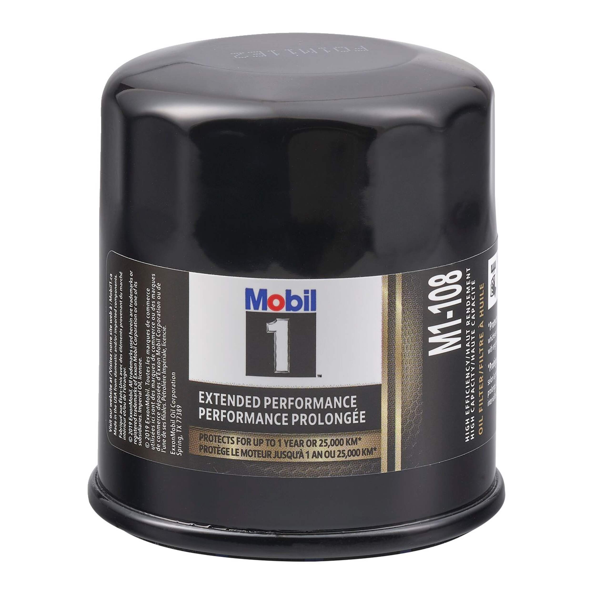 Mobil 1 M1-108 Extended Performance Oil Filter Front_Flat