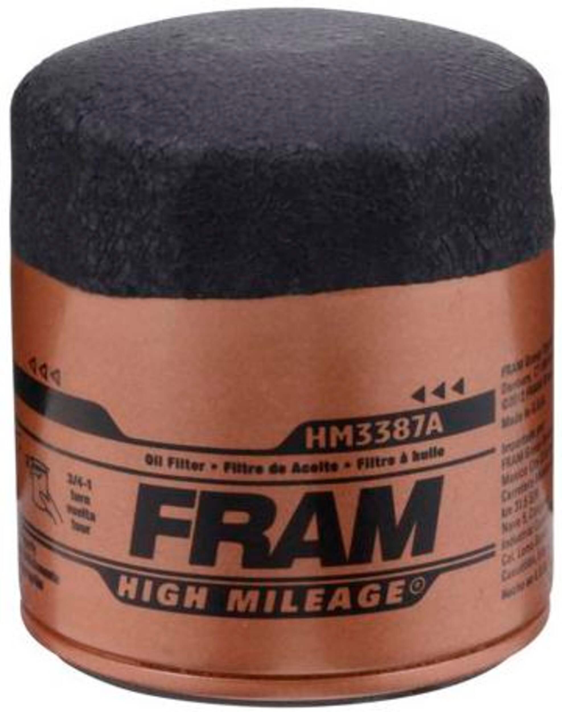FRAM High Mileage Oil Filter Front_Elevated