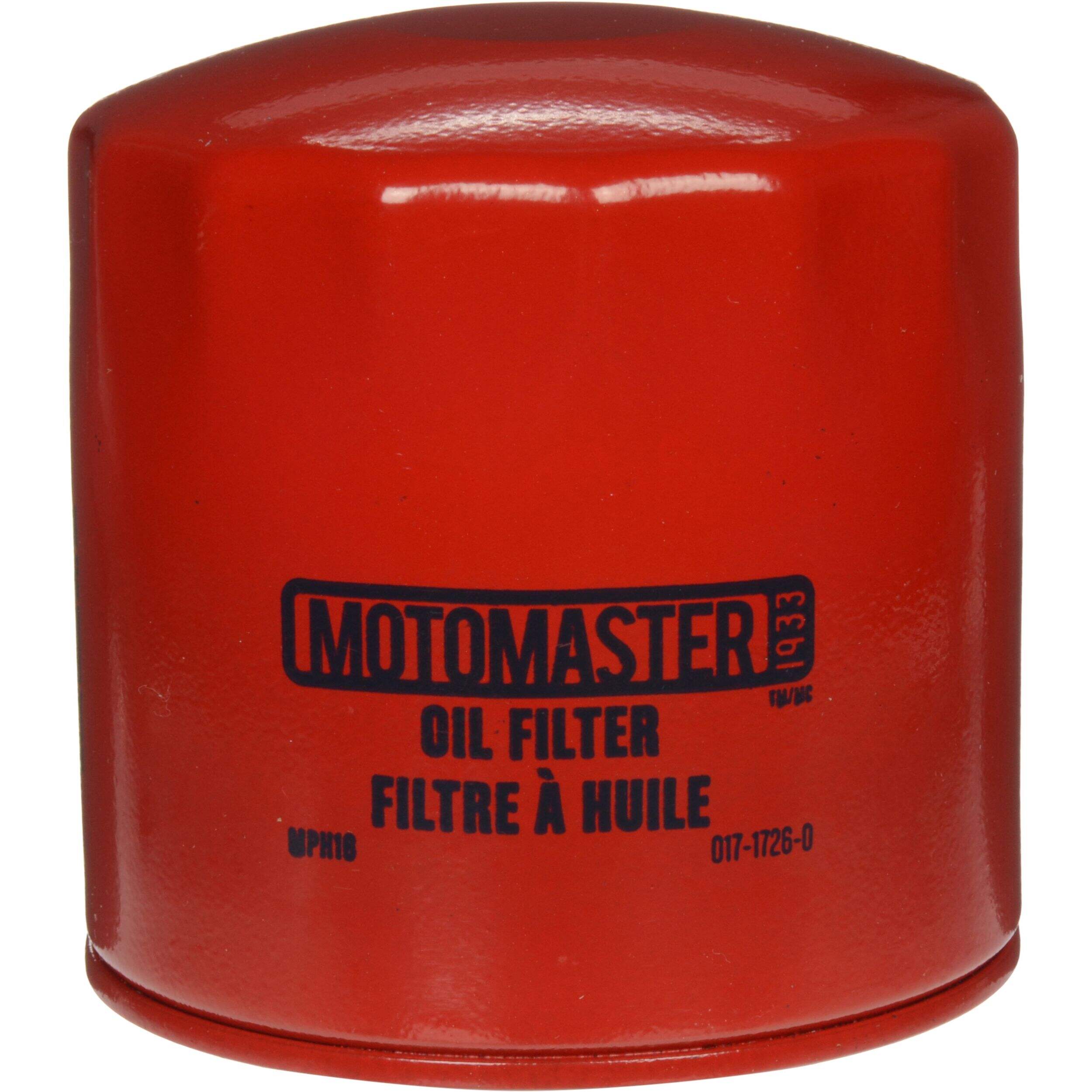 Filtre à huile MotoMaster MPH16 Front_Elevated