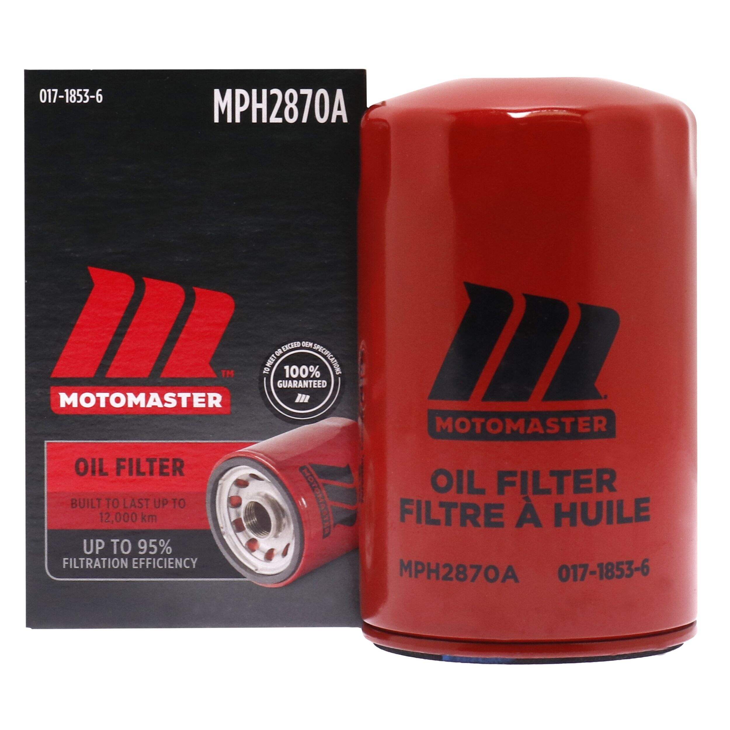 MotoMaster MPH2870A Oil Filter Front_Flat