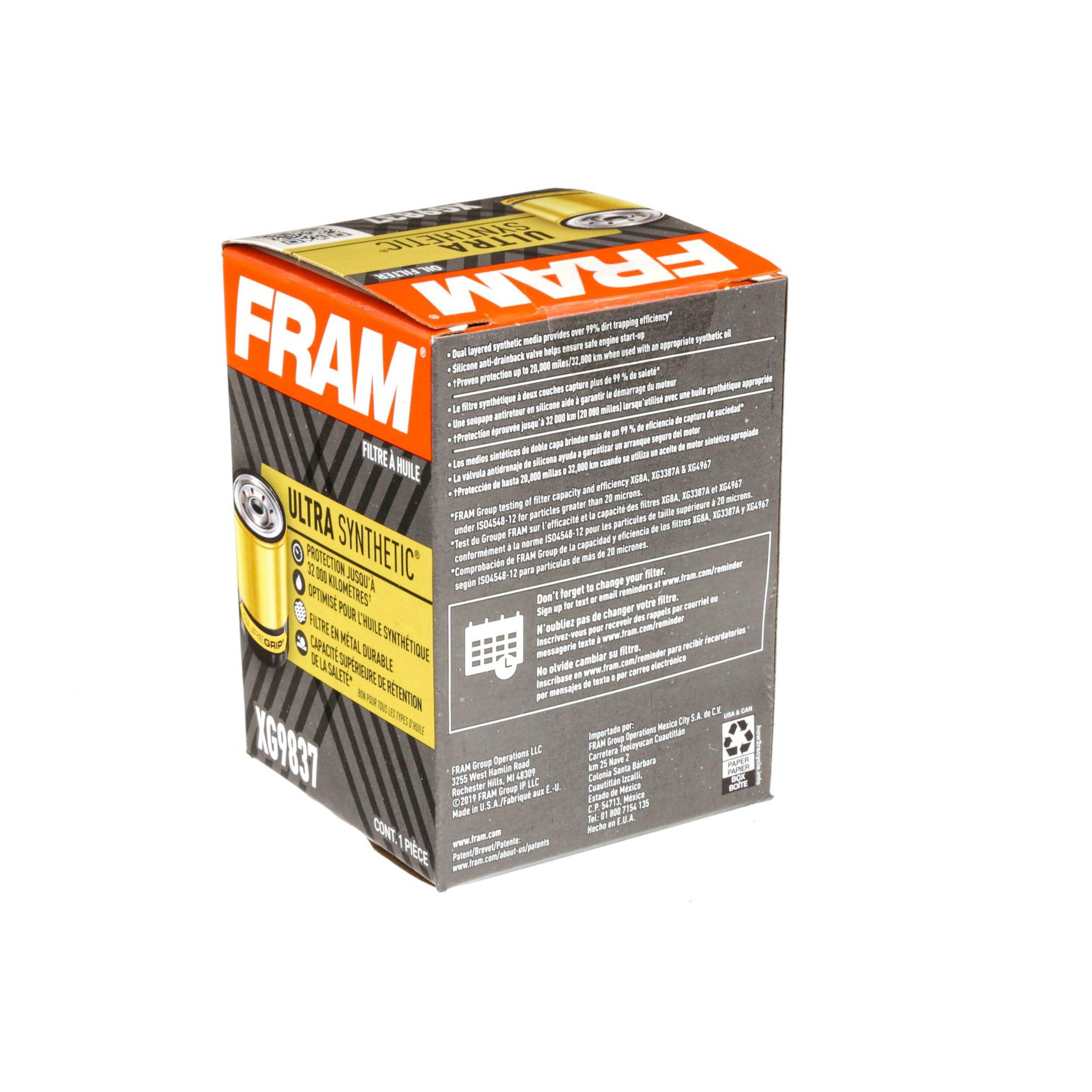 FRAM XG9837 Ultra Synthetic Oil Filter Canadian Tire