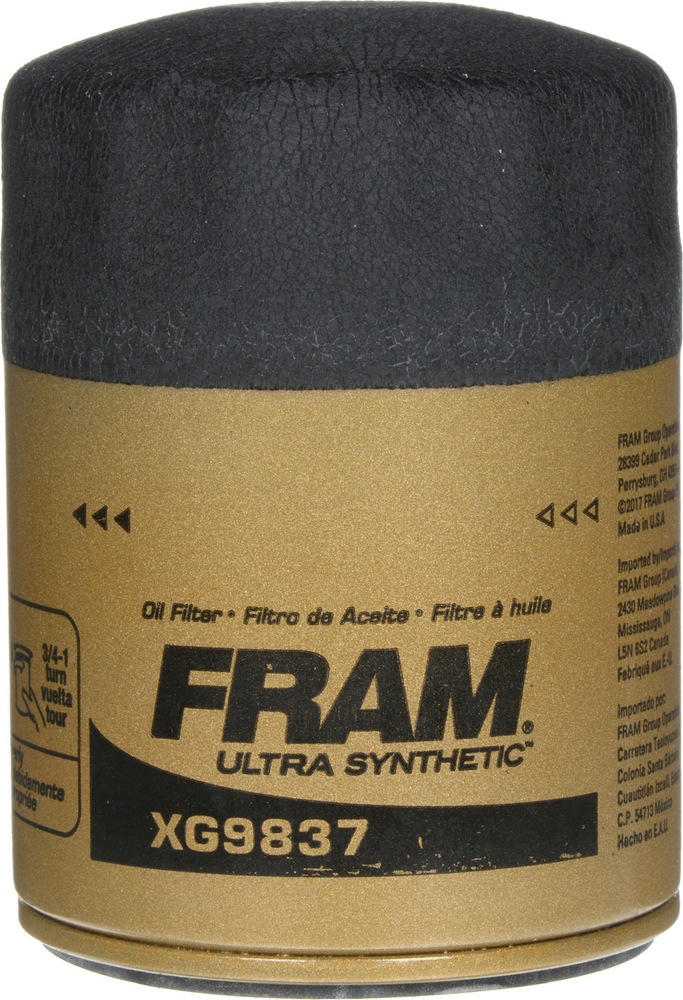 Filtre à huile synthétique FRAM XG9837 Ultra Canadian Tire