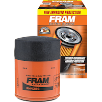 FRAM PH4386 Extra Guard Oil Filter Front_Elevated