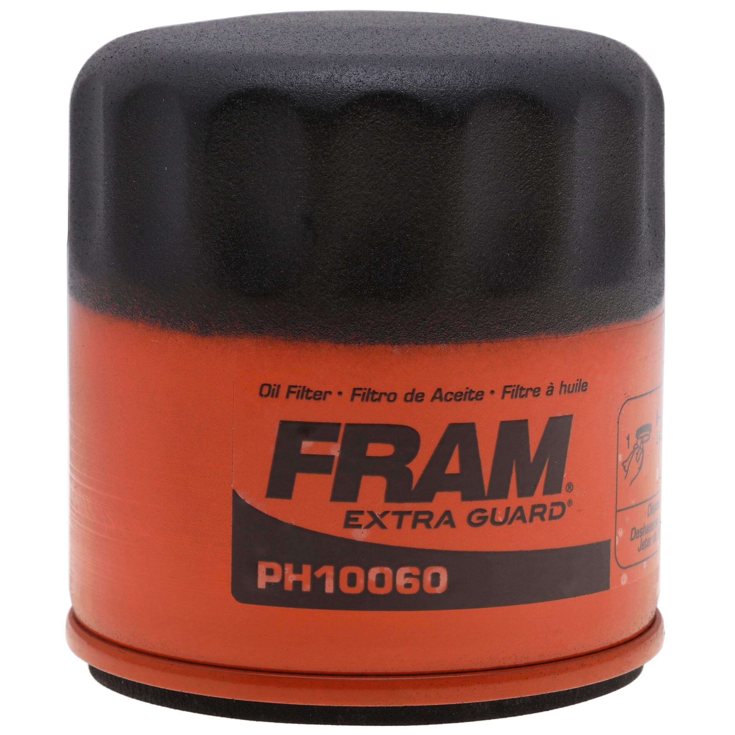 Filtre à huile FRAM Extra Guard PH10060 Front_Elevated