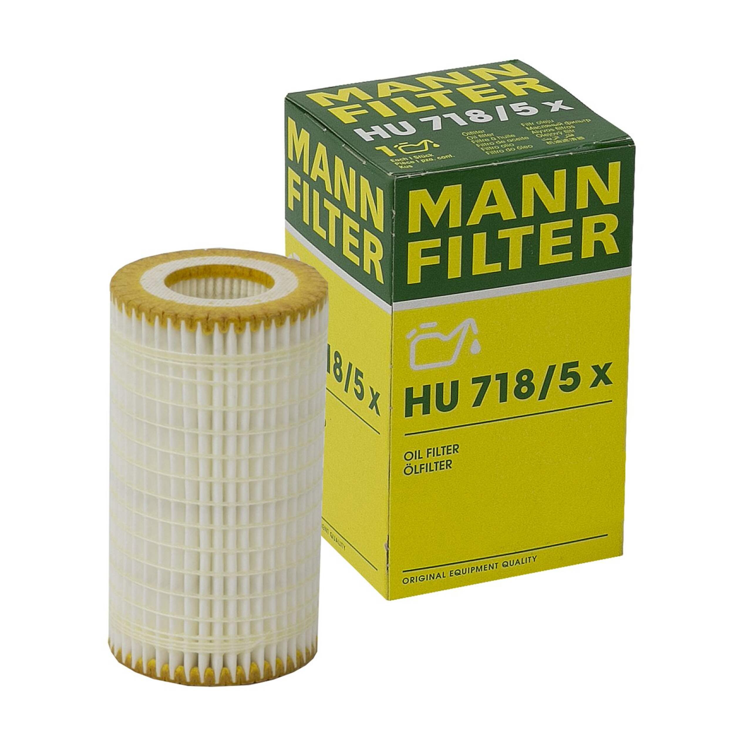 MANN-FILTER HU 718/5 X Cartridge Oil Filter Composite_or_Mixed