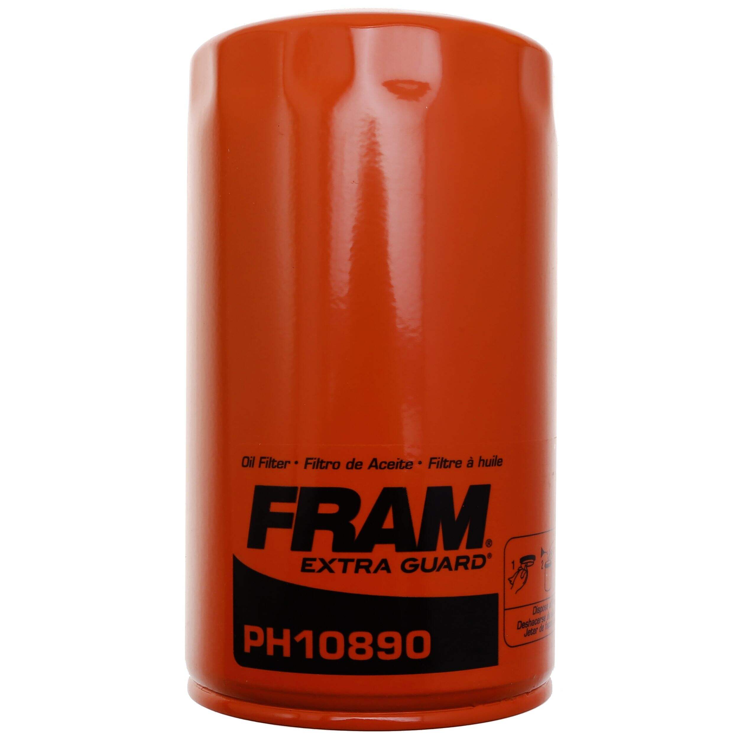 Filtre à huile FRAM Extra Guard PH10890 Front_Flat