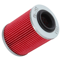 K&N KN152 Powersport Oil Filter Overhead_Plunge