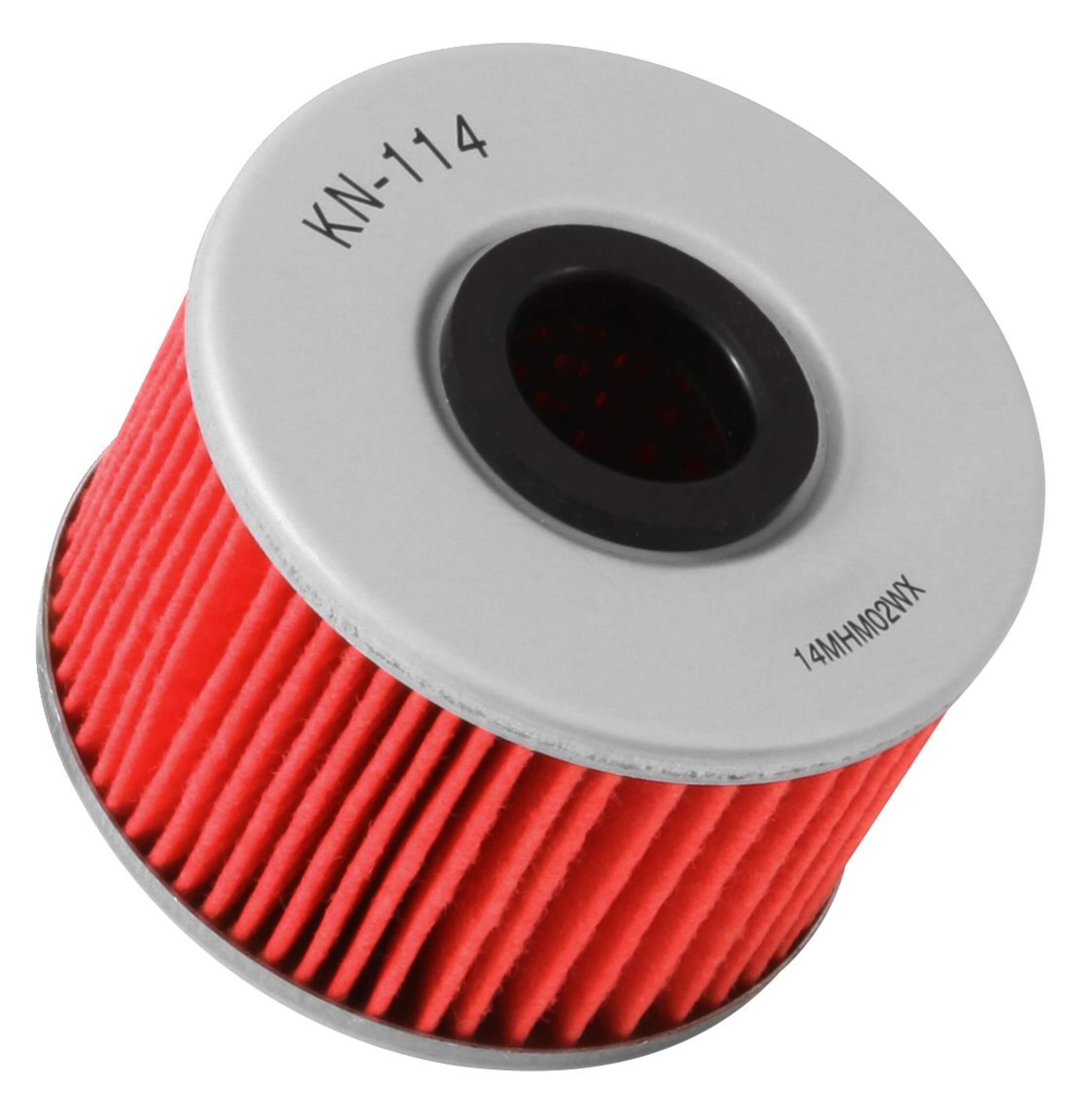 K&N KN114 Powersport Oil Filter Overhead_Plunge
