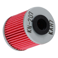 K&N KN207 Powersport Oil Filter Overhead_Plunge