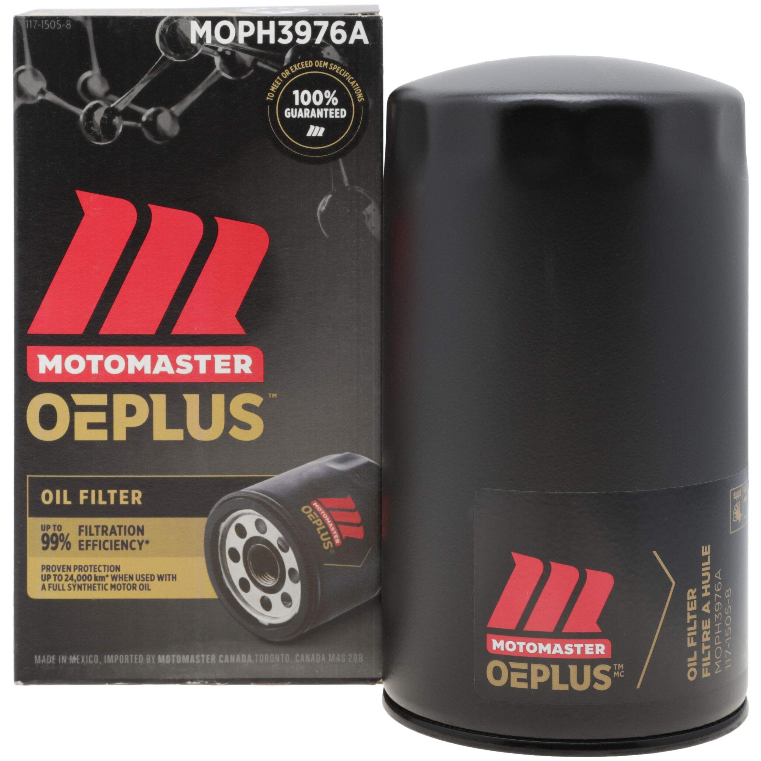 Filtre à huile MotoMaster OE Plus MOPH3976A Composite_or_Mixed