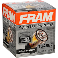 FRAM TG4967 Tough Guard Oil Filter Front_Angled_Right