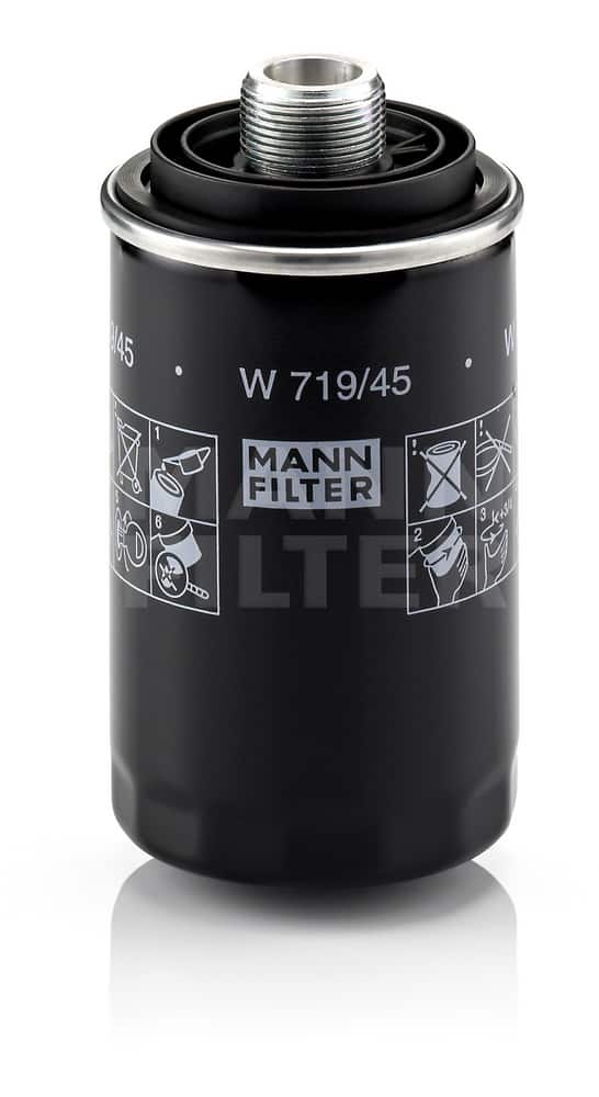 Mann Oil Filter Spin On For Bentley Continental 6.75 V8 R 