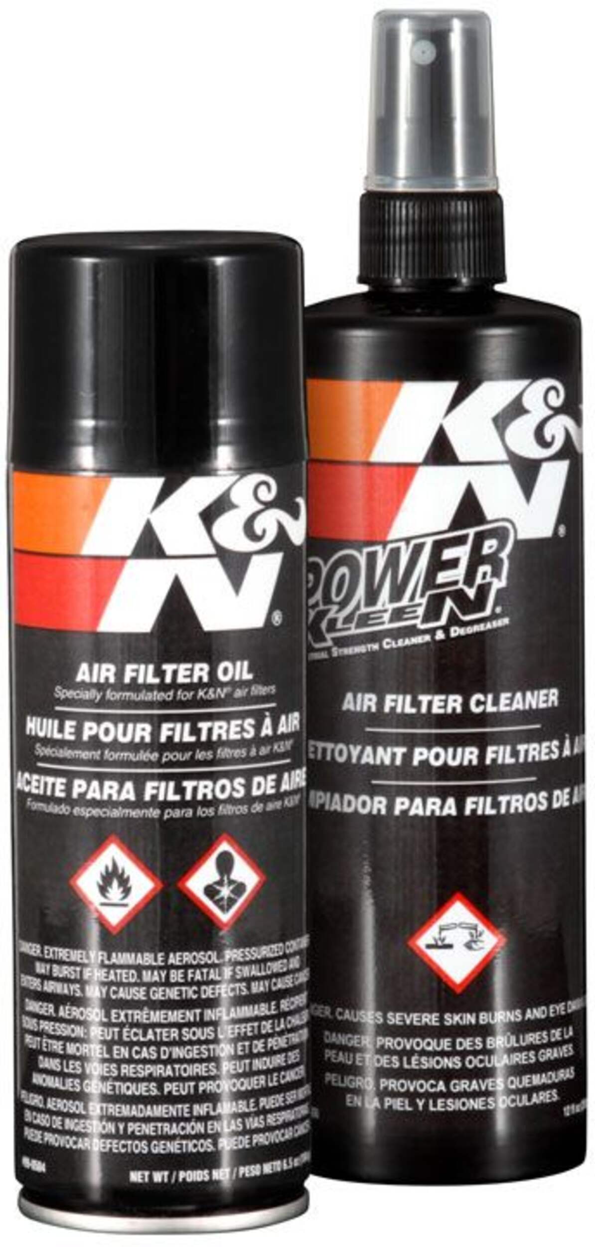 Nécessaire d'entretien de filtre K&N Front_Flat