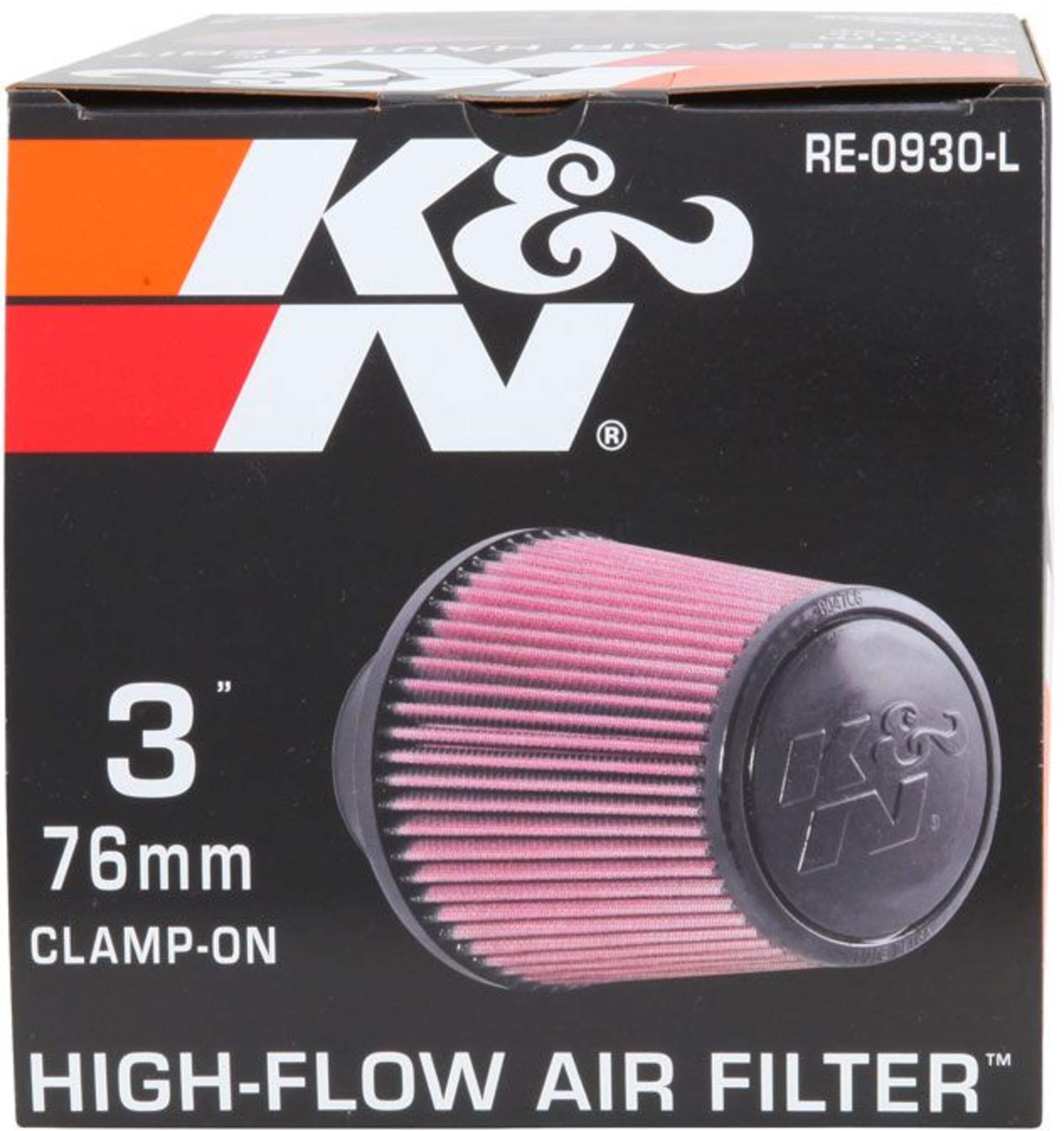 K&N RE0930 Air Filter Front_Flat