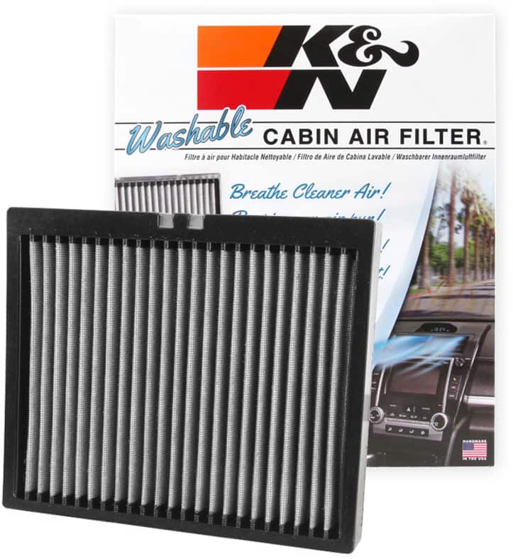 Sierra Escalade Cleans and Freshens Incoming Air for your Silverado Yukon K&N VF1000 Washable & Reusable Cabin Air Filter Avalanche 