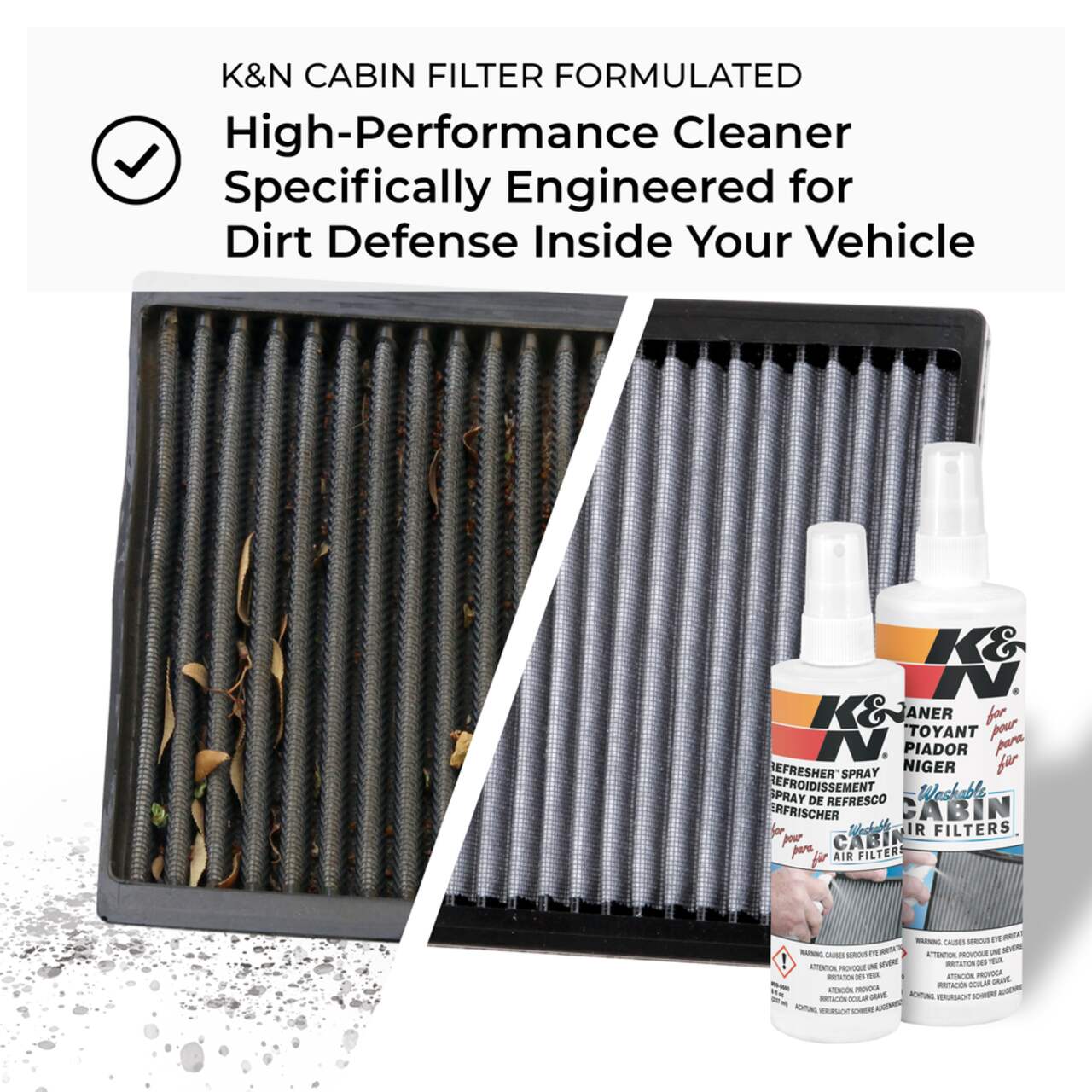 Charcoal cabin discount filter for spraying