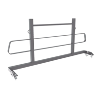 CargoMaster Universal Steel Adjustable Headache Rack Front_Three_Fourths_Angled_Right