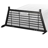 CargoMaster Universal Aluminum Adjustable Headache Rack Front_Angled_Left