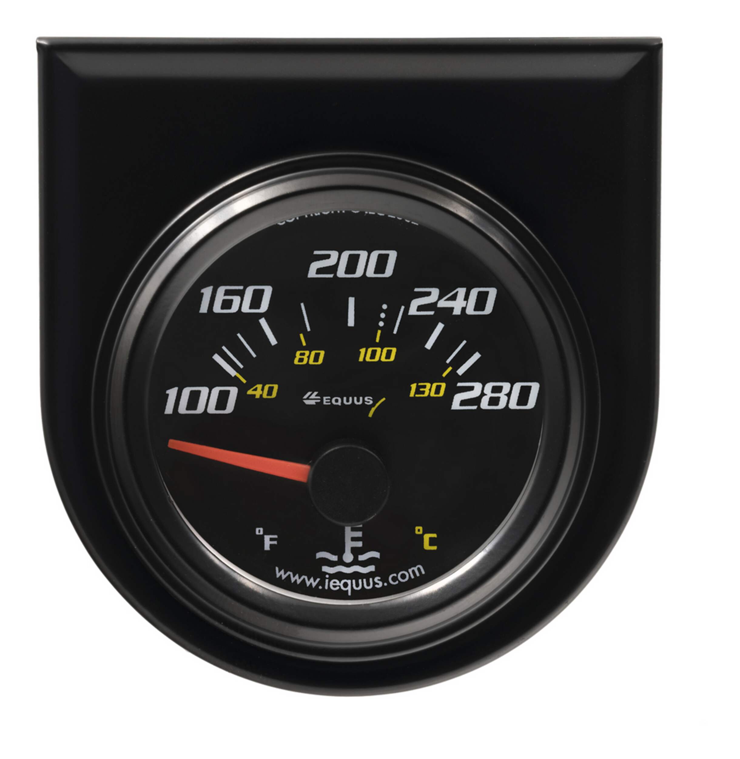 EQUUS 2in. Electric Water Temperature Gauge, Black Canadian Tire