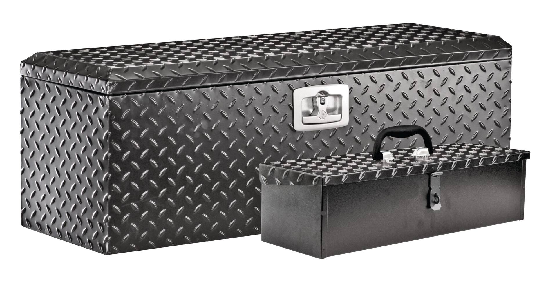 Pickup truck bed garage storage locking deals tool box organizer trunk box with wheels