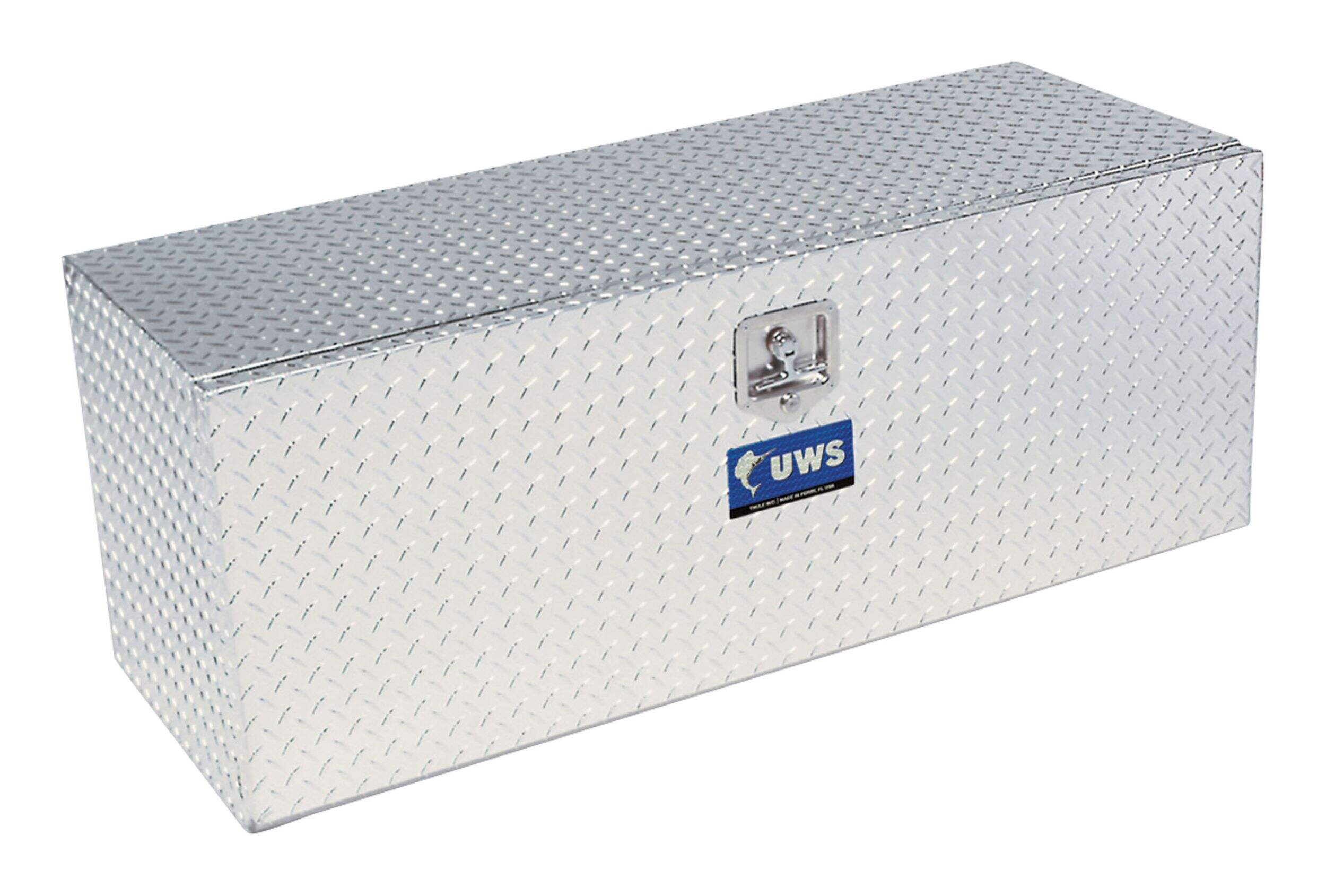 UWS TBUB-36 Aluminum Single-Door Under Body Tool Box, 36-in Front_Angled_Right