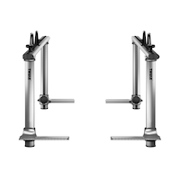 Thule Xsporter Pro Truck Rack, Silver Front_Elevated