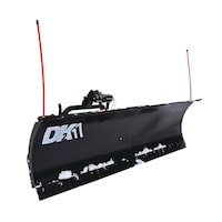 Detail K2 AVAL8826ELT Universal Hitch-Mounted Elite Snow Plow Kit, 88-in x 26-in Front_Three_Fourths_Angled_Right
