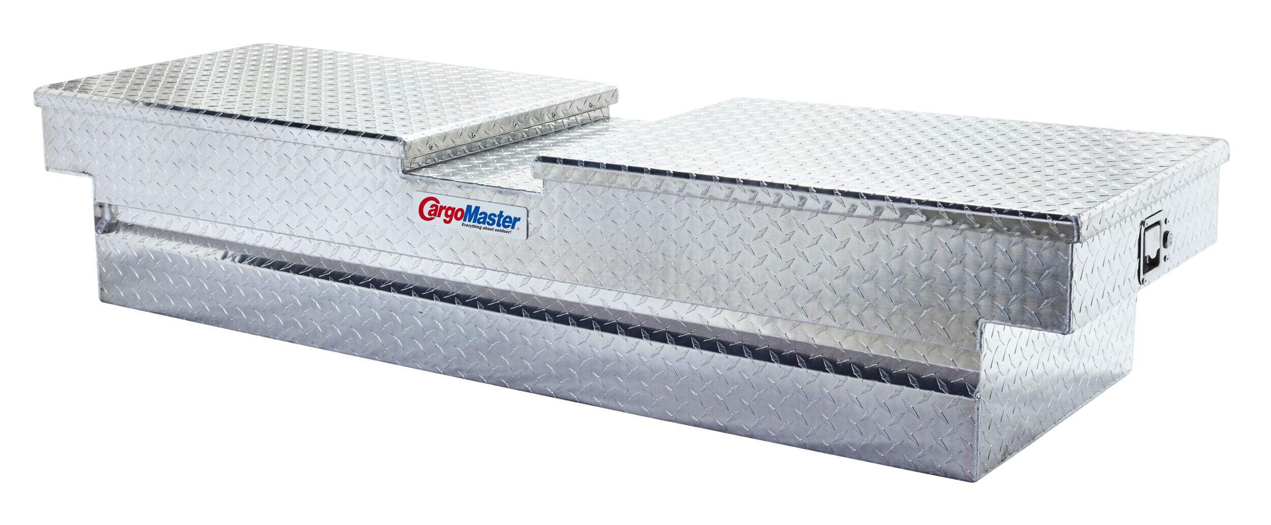 CargoMaster Full-Size Gullwing Cross-Over Truck Box Front_Three_Fourths_Angled_Left