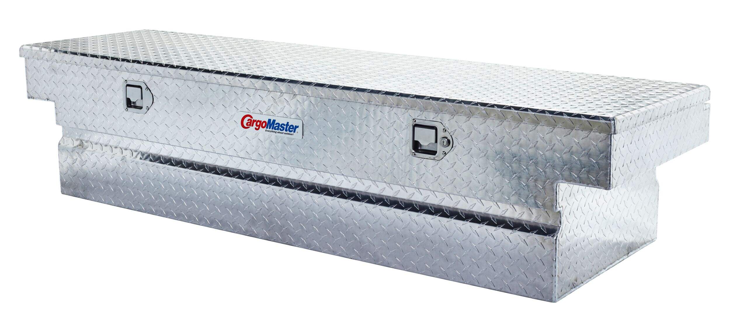 CargoMaster Full-Size Cross-Over Truck Box Front_Three_Fourths_Angled_Left