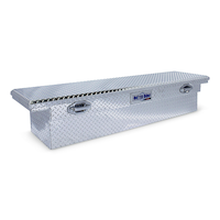 BetterBuilt SEC Low-Profile Crossover Truck Box, 69-in (175 cm), Textured Black Front_Three_Fourths_Angled_Right
